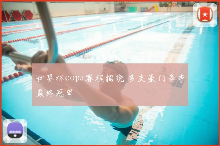 世界杯copa赛程揭晓 多支豪门争夺最终冠军